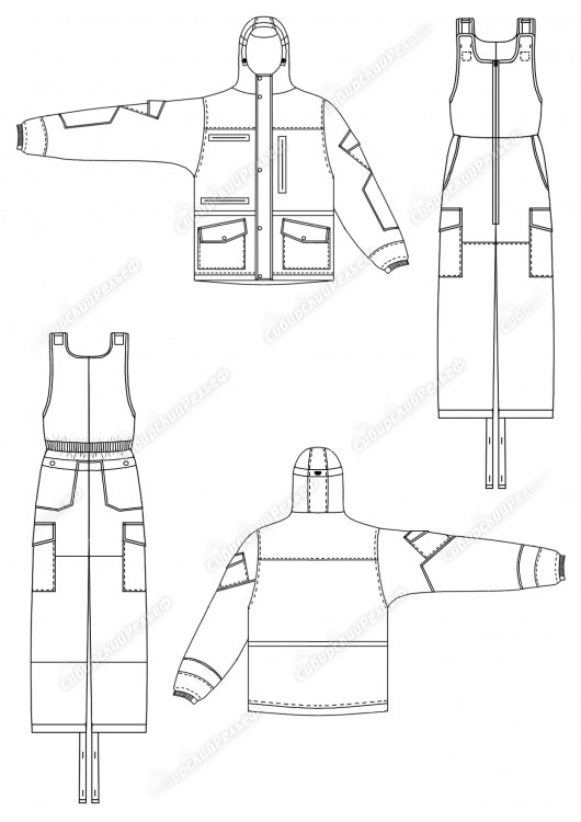 Костюм зимний "Горка-город" 